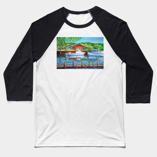 Shem Creek by Jan Marvin Baseball T-Shirt by janmarvin